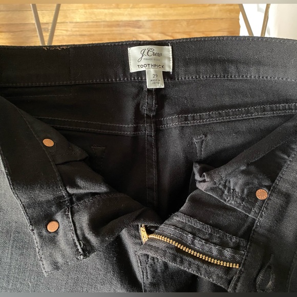 J.Crew Black Toothpick Jean - Picture 5 of 8